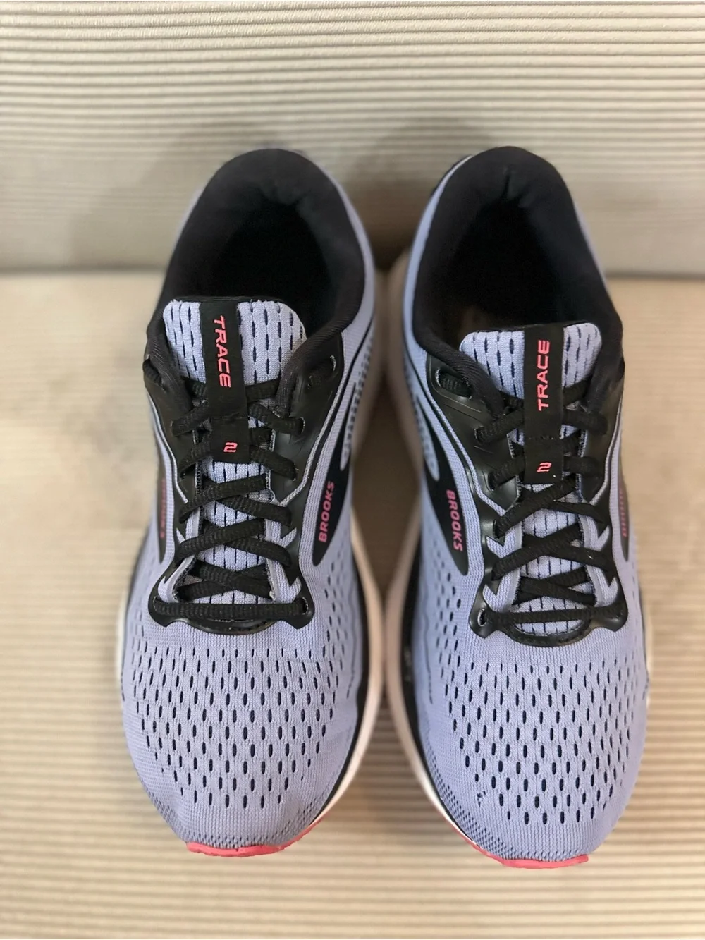 Brooks Women's Trace 2 Running Shoes -Purple Impression/Black/ Pink - size 7.5